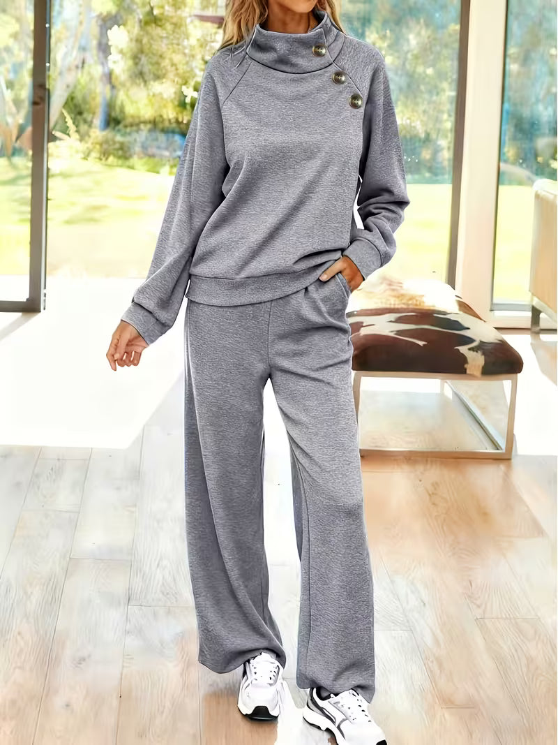 Completo a due pezzi alla moda